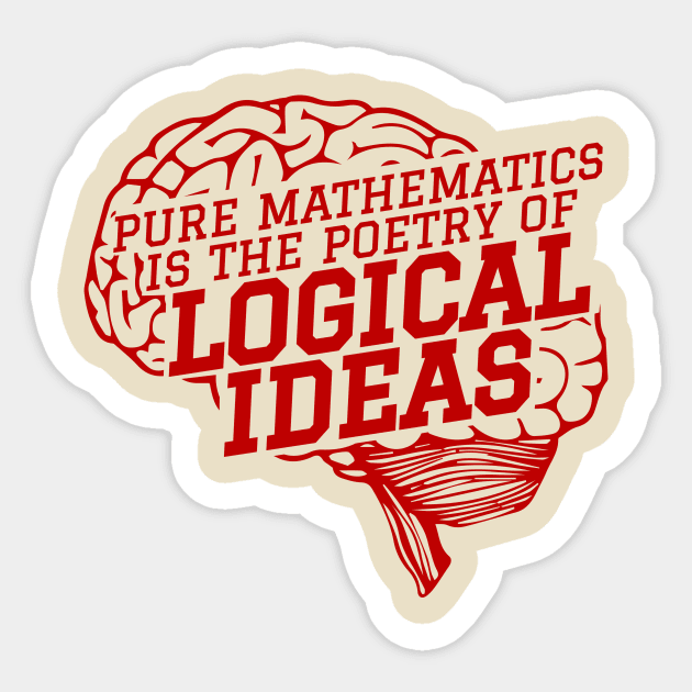 Do Mathematician Poetry? Sticker by pipmali